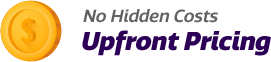 Noo hidden costs, Upfront pricing